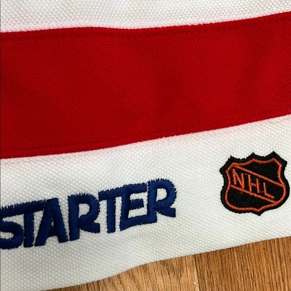 Starter Blue and Red Hockey Jersey